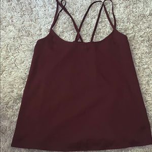 Maroon tank top